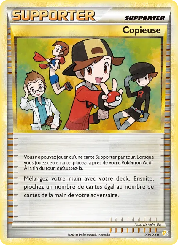 Copieuse — HeartGold SoulSilver 90 French Pokémon card