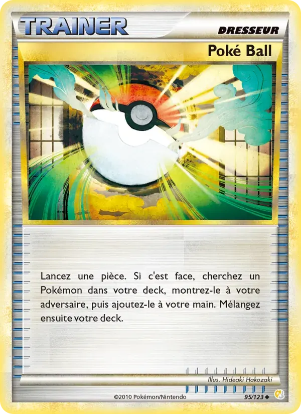 Poké Ball — HeartGold SoulSilver 95 French Pokémon card