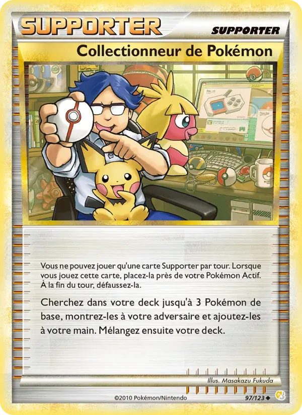 Collectionneur de Pokémon — HeartGold SoulSilver 97 French Pokémon card