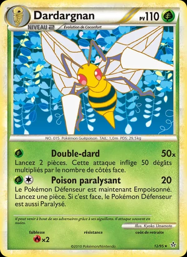 Dardargnan — Déchaînement 12 French Pokémon card