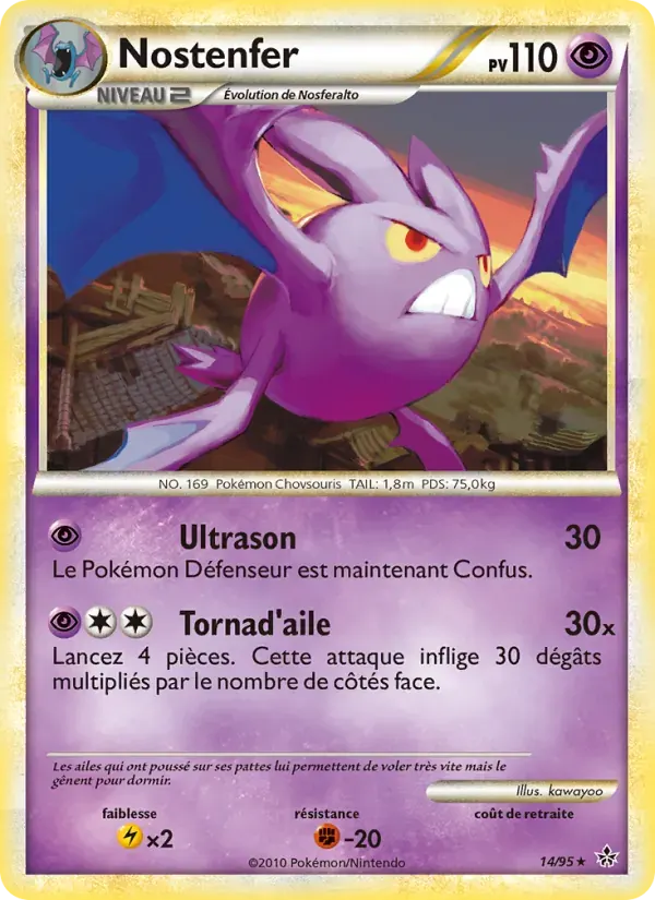 Nostenfer — Déchaînement 14 French Pokémon card