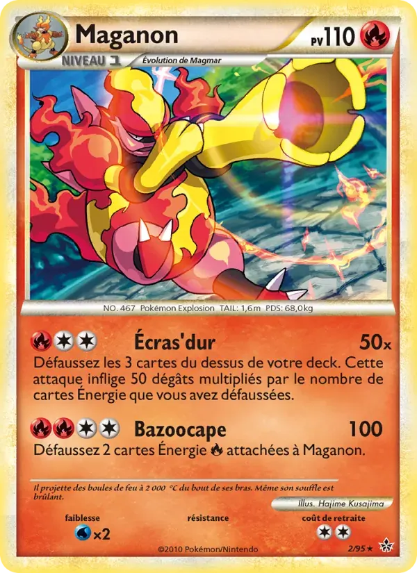 Maganon — Déchaînement 2 French Pokémon card