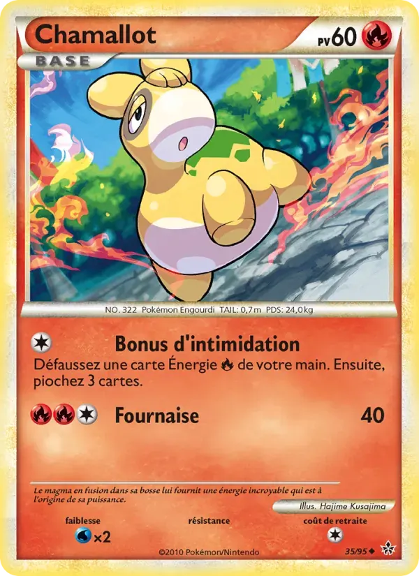 Chamallot — Déchaînement 35 French Pokémon card