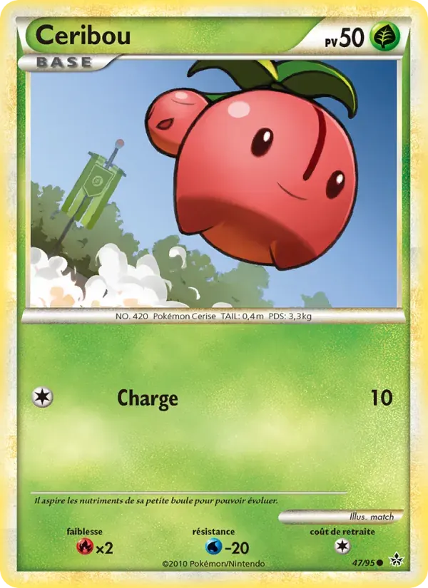 Ceribou — Déchaînement 47 French Pokémon card