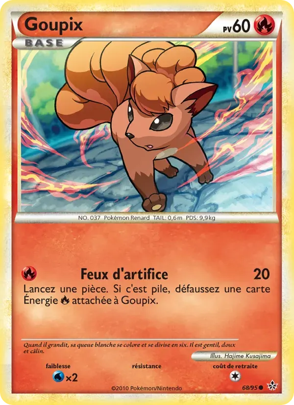 Goupix — Déchaînement 68 French Pokémon card