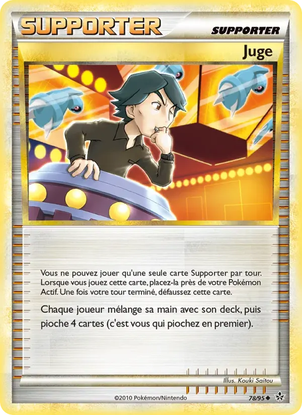 Juge — Déchaînement 78 French Pokémon card