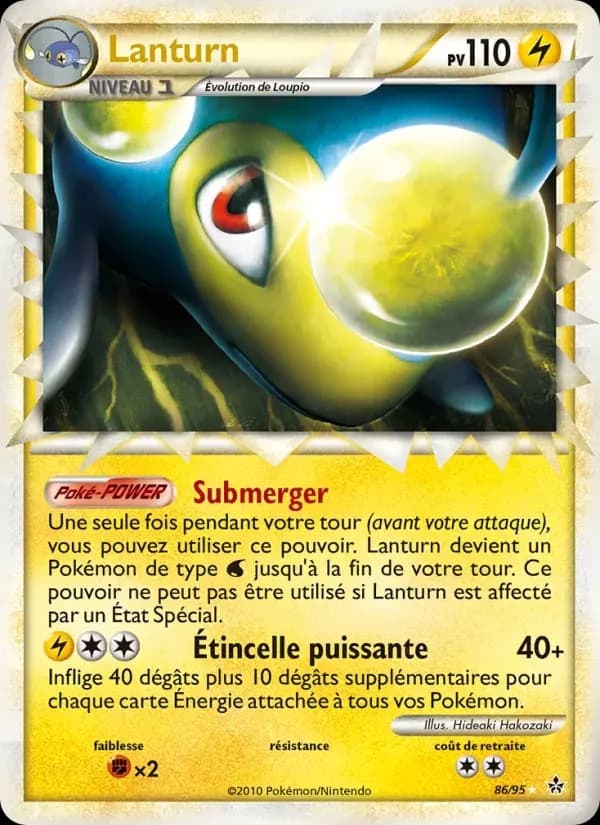 Lanturn — Déchaînement 86 French Pokémon card