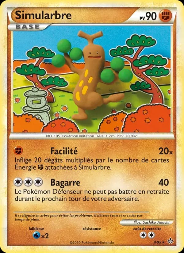 Simularbre — Déchaînement 9 French Pokémon card