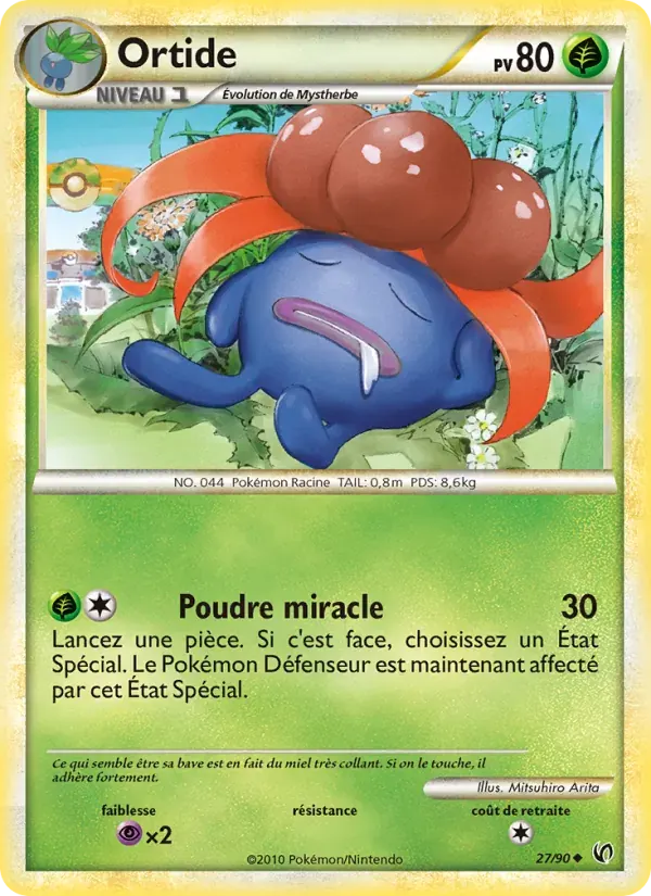 Ortide — Indomptable 27 French Pokémon card