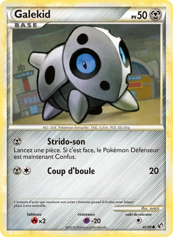 Galekid — Indomptable 42 French Pokémon card