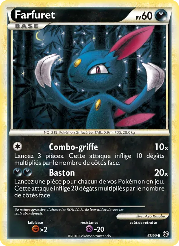Farfuret — Indomptable 68 French Pokémon card