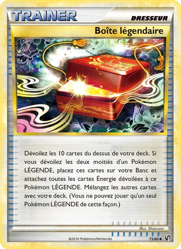 Boîte légendaire — Indomptable 75 French Pokémon card