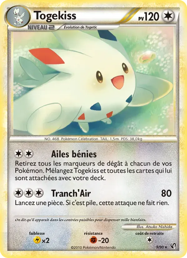Togekiss — Indomptable 9 French Pokémon card