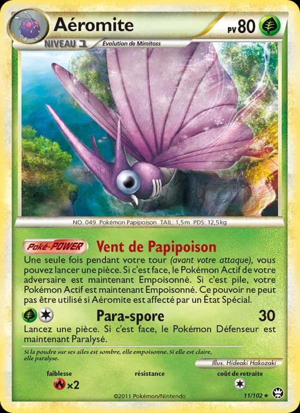 Aéromite — Triomphant 11 French Pokémon card