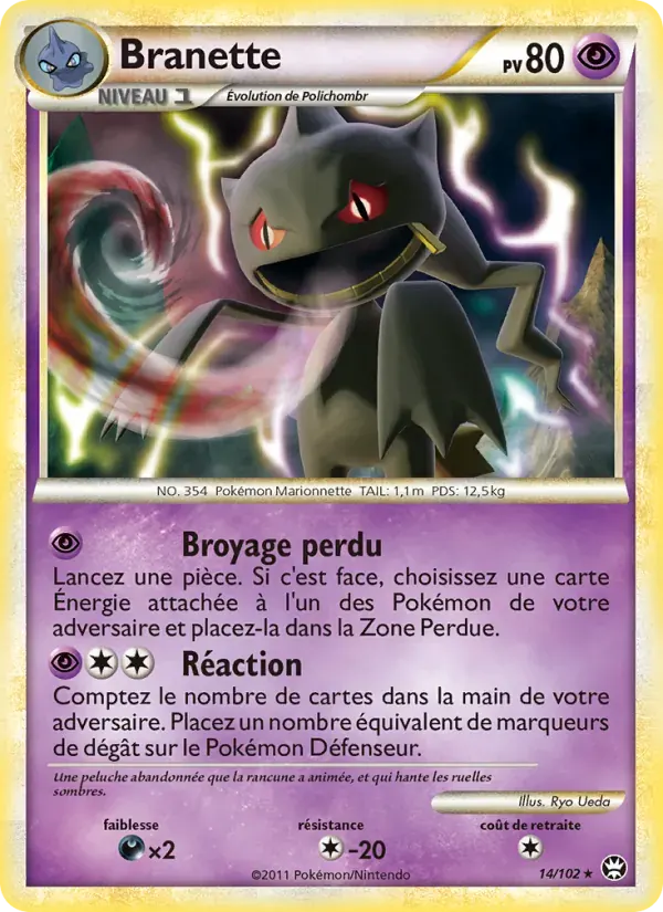 Branette — Triomphant 14 French Pokémon card