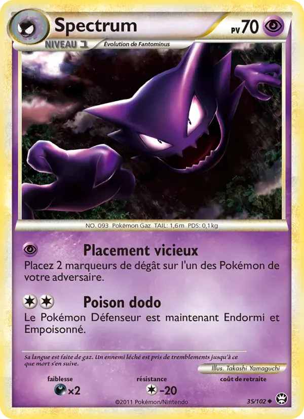 Spectrum — Triomphant 35 French Pokémon card