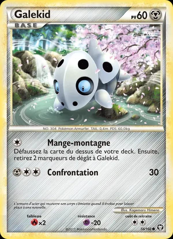 Galekid — Triomphant 56 French Pokémon card