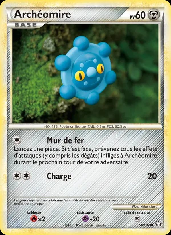 Archéomire — Triomphant 58 French Pokémon card