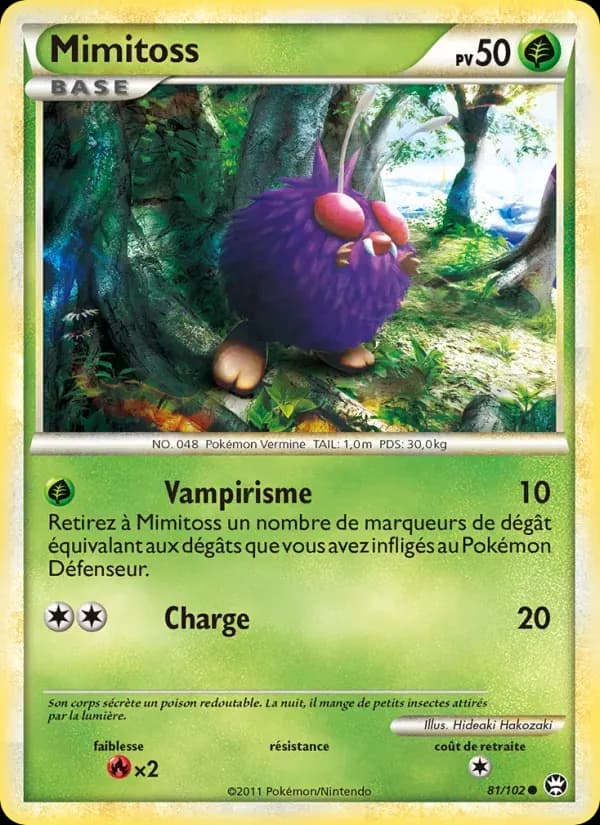 Mimitoss — Triomphant 81 French Pokémon card