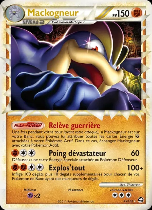 Mackogneur — Triomphant 95 French Pokémon card