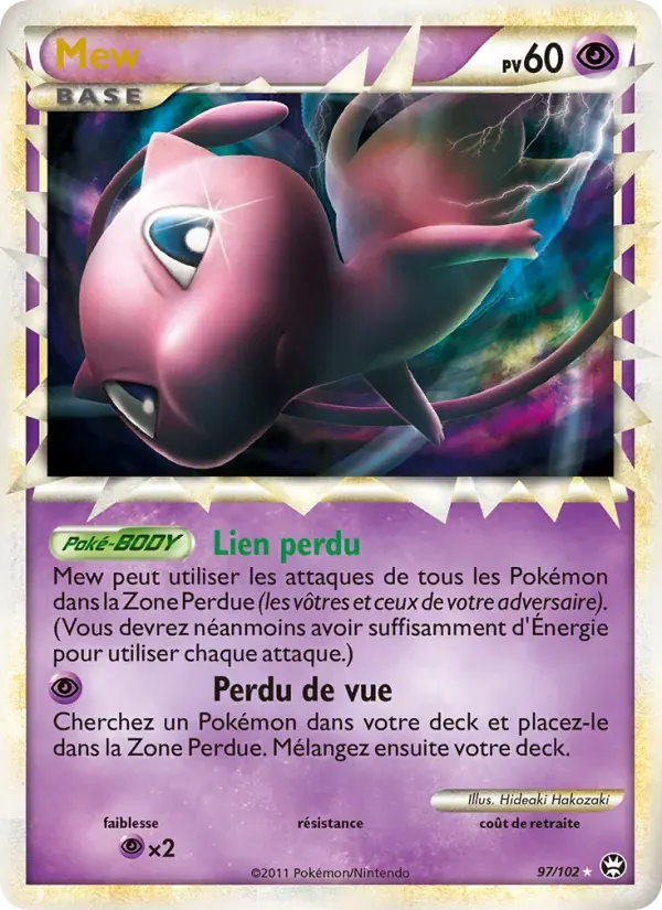 Mew — Triomphant 97 French Pokémon card