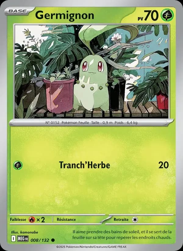 Germignon — Méga-Évolution 8 French Pokémon card