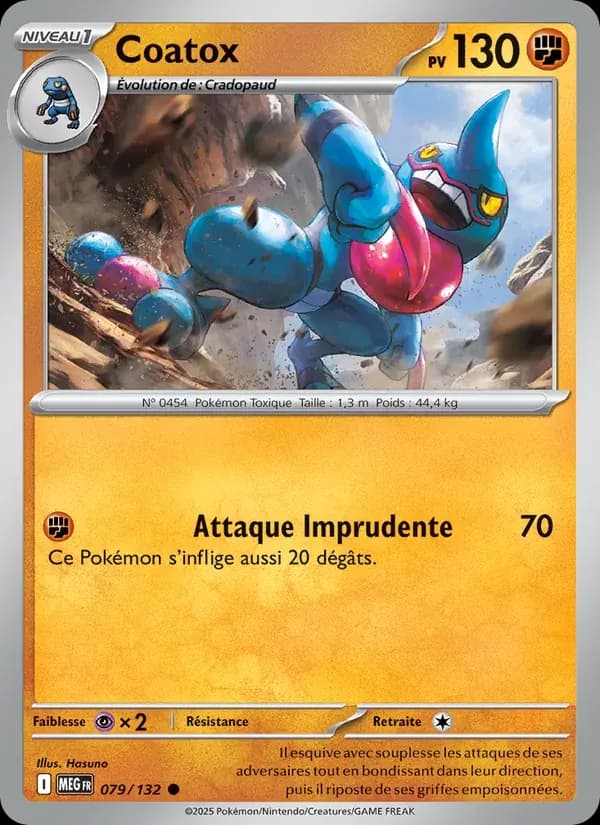 Coatox — Méga-Évolution 79 French Pokémon card