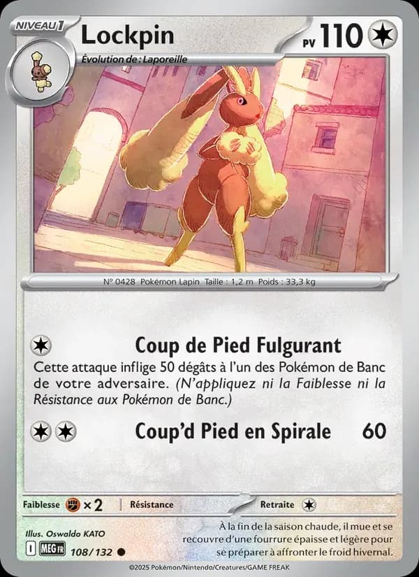 Lockpin — Méga-Évolution 108 French Pokémon card