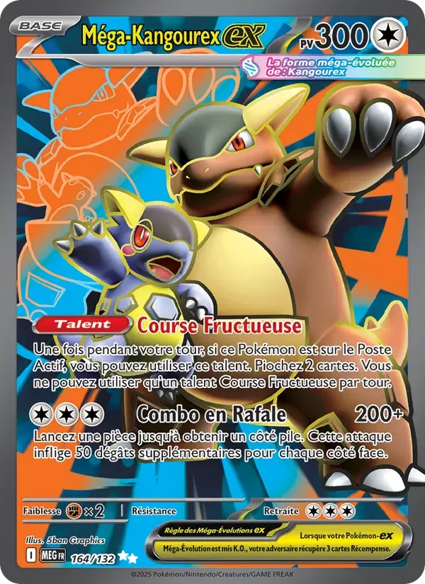 Méga-Kangourex-ex — Méga-Évolution 164 French Pokémon card