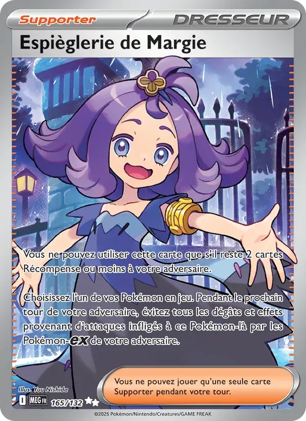 Espièglerie de Margie — Méga-Évolution 165 French Pokémon card