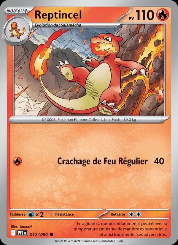 Reptincel — Flammes Fantasmagoriques 12 French Pokémon card