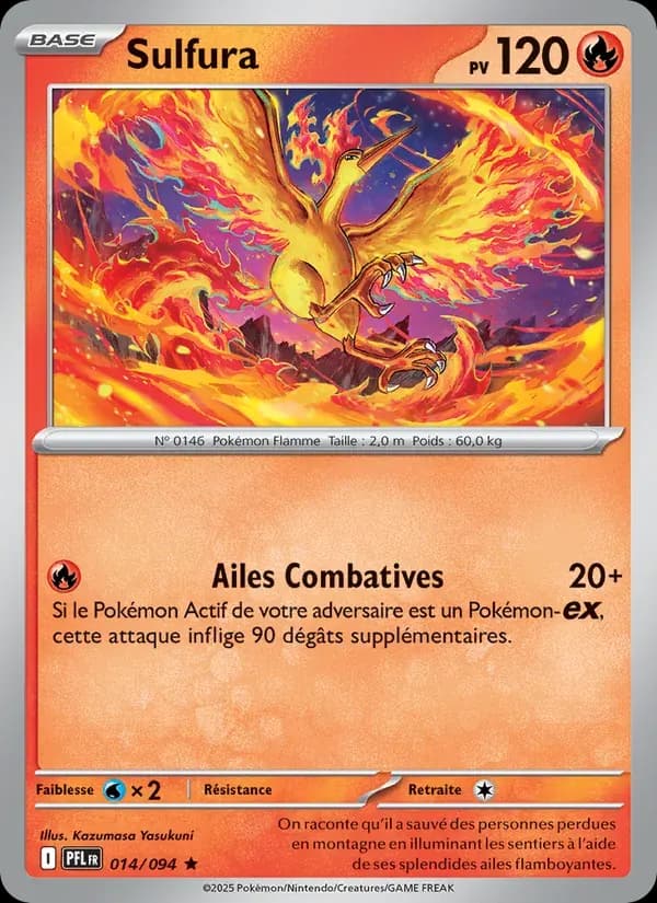 Sulfura — Flammes Fantasmagoriques 14 French Pokémon card