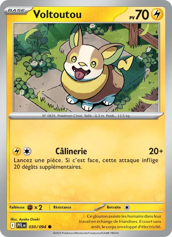Voltoutou — Flammes Fantasmagoriques 30 French Pokémon card