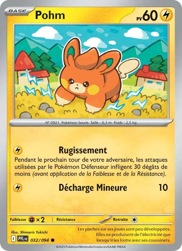 Pohm — Flammes Fantasmagoriques 32 French Pokémon card