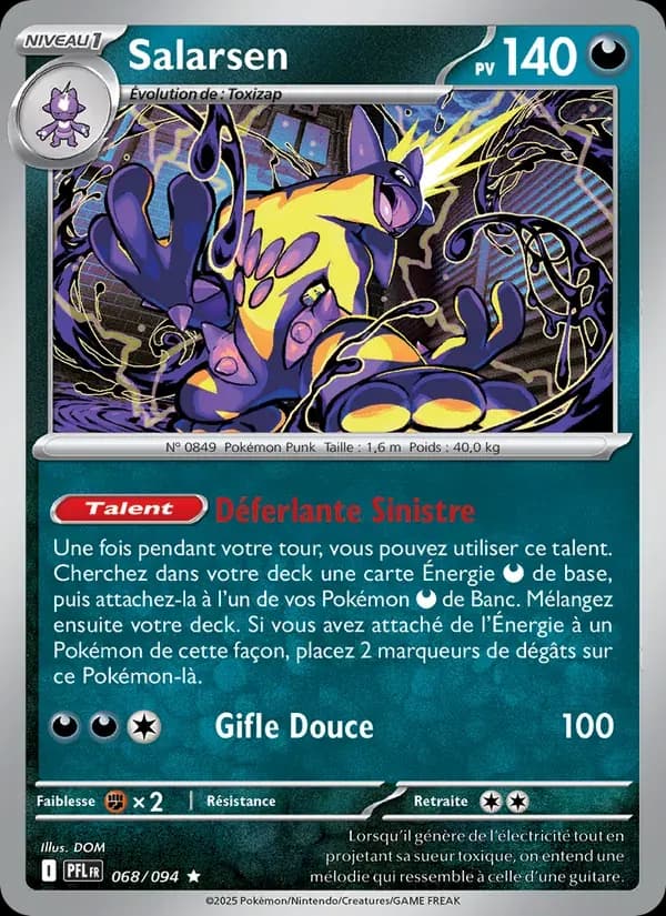 Salarsen — Flammes Fantasmagoriques 68 French Pokémon card