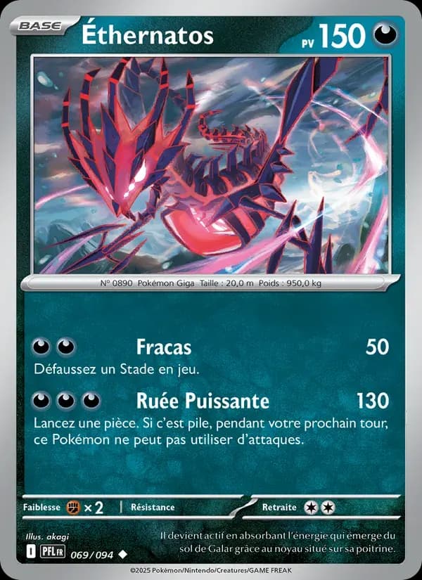 Éthernatos — Flammes Fantasmagoriques 69 French Pokémon card