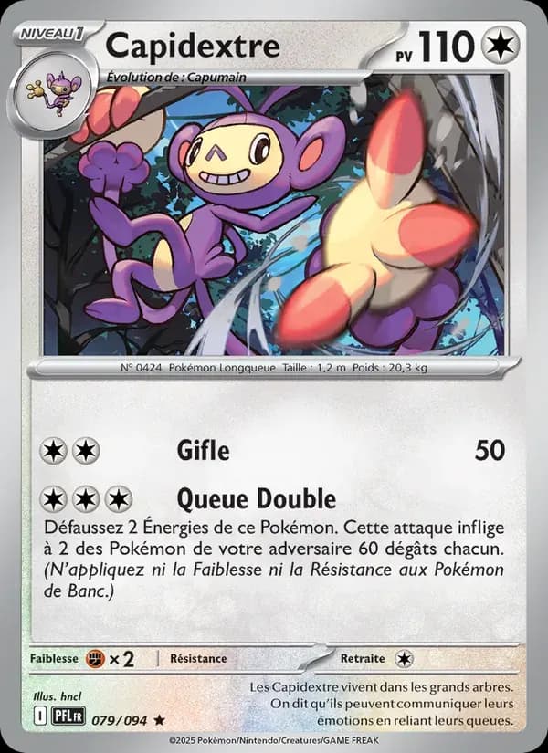 Capidextre — Flammes Fantasmagoriques 79 French Pokémon card