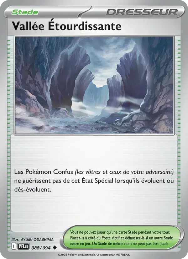 Vallée Étourdissante — Flammes Fantasmagoriques 88 French Pokémon card