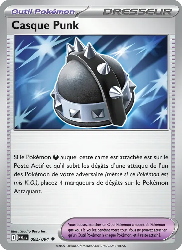 Casque Punk — Flammes Fantasmagoriques 92 French Pokémon card