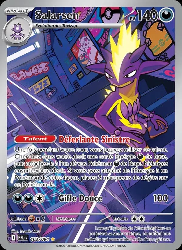 Salarsen — Flammes Fantasmagoriques 103 French Pokémon card