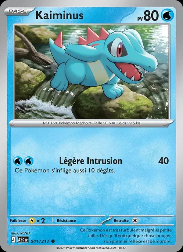 Kaiminus — Héros Transcendants 41 French Pokémon card