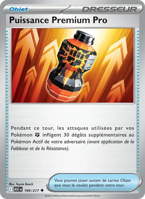 Puissance Premium Pro — Héros Transcendants 199 French Pokémon card