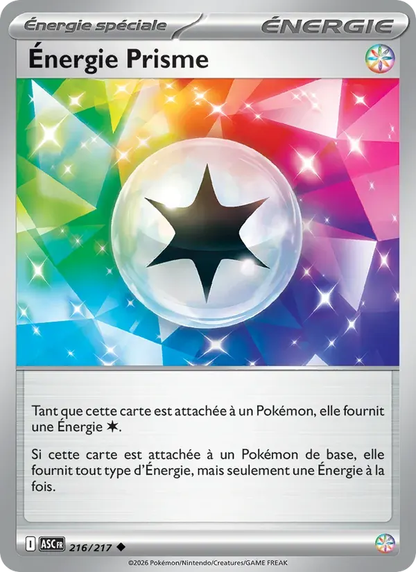 Énergie Prisme — Héros Transcendants 216 French Pokémon card