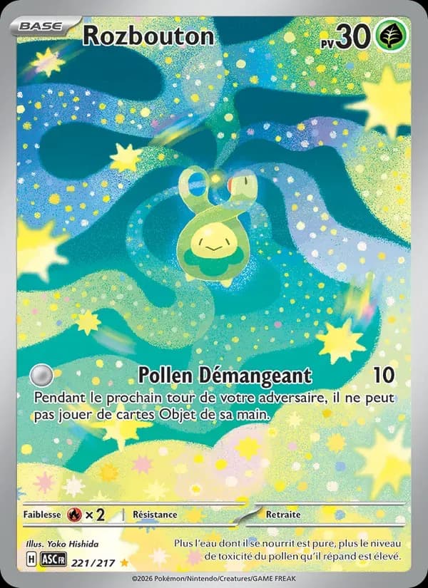 Rozbouton — Héros Transcendants 221 French Pokémon card
