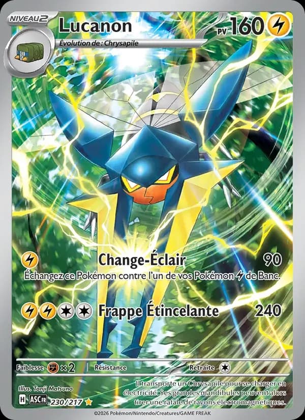 Lucanon — Héros Transcendants 230 French Pokémon card