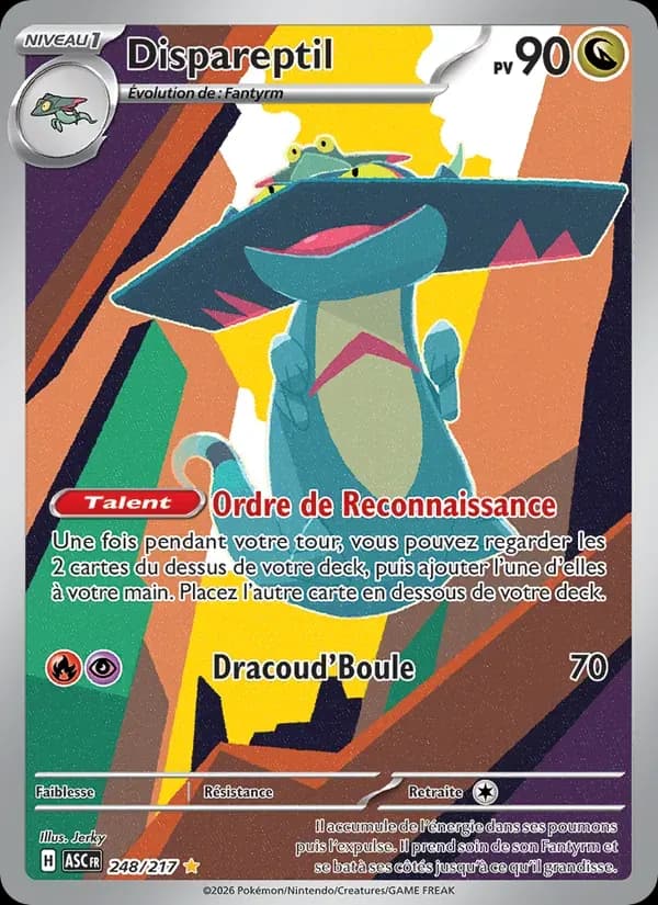Dispareptil — Héros Transcendants 248 French Pokémon card