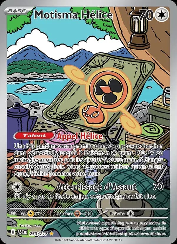 Motisma Hélice — Héros Transcendants 250 French Pokémon card