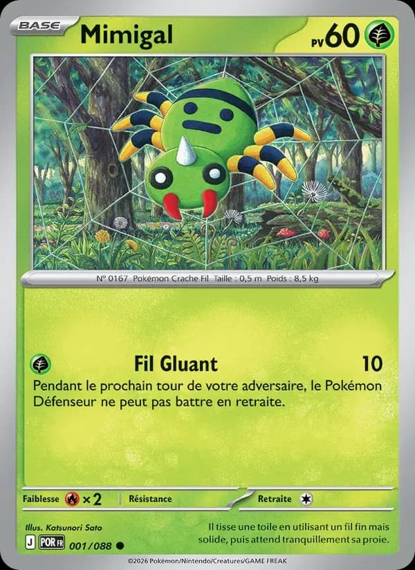 Mimigal — Équilibre Parfait 1 French Pokémon card