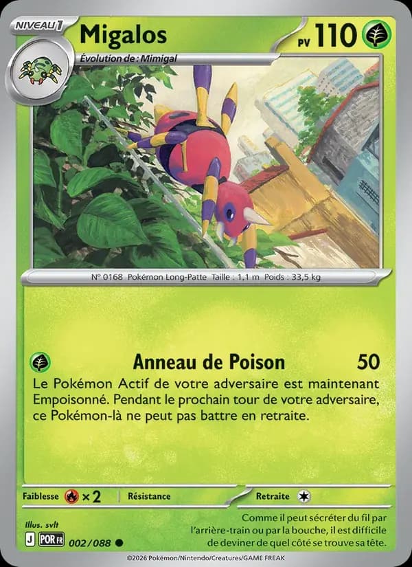 Migalos — Équilibre Parfait 2 French Pokémon card