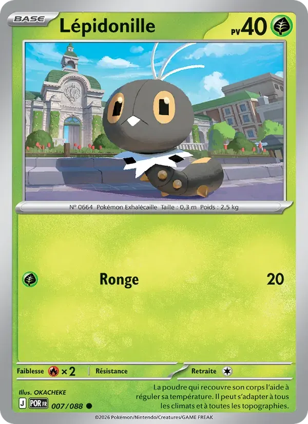 Lépidonille — Équilibre Parfait 7 French Pokémon card